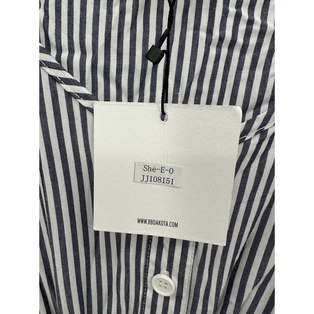 Jack BB Dakota Womens Blue Striped Smocked Dress Size S NWT Cosplay Sailor - Picture 7 of 9